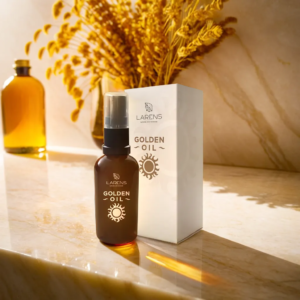 Złocisty olejek do twarzy i ciała Larens Golden Oil 50 ml